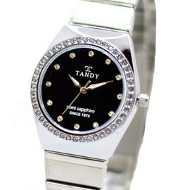 [TANDY] Sapphire Metal Watch TS 301 – Semi Sapphire Glass, Simple & Sophisticated Design, Perfect Couple Watch for Men & Women